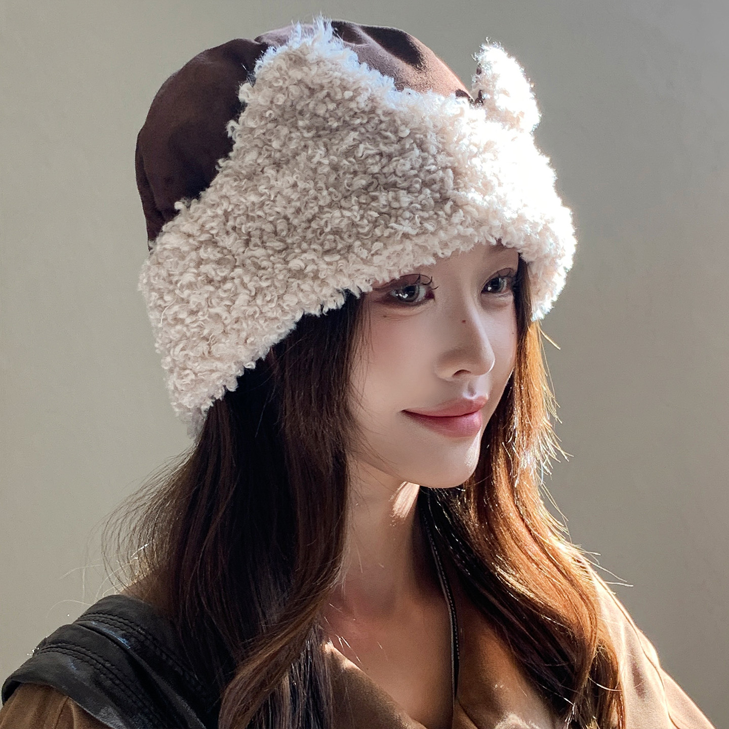 灵允套头帽出游可爱女冬厂家直销