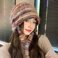 毛線帽女款秋冬帽包兩用廠家直銷