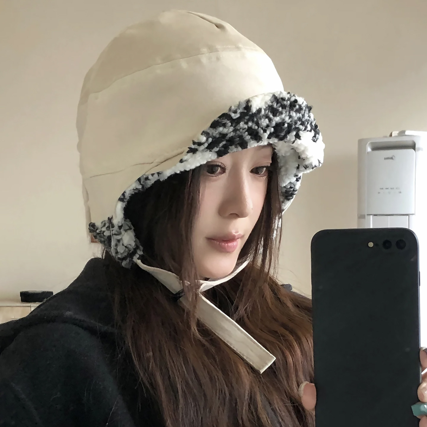 2025新款百搭保暖雷锋帽子女士冬季毛绒双面戴显脸小防寒雷锋帽潮,服饰配件/皮带/帽子/围巾,帽子,淘宝优惠券,粉丝福利购,淘宝优惠卷