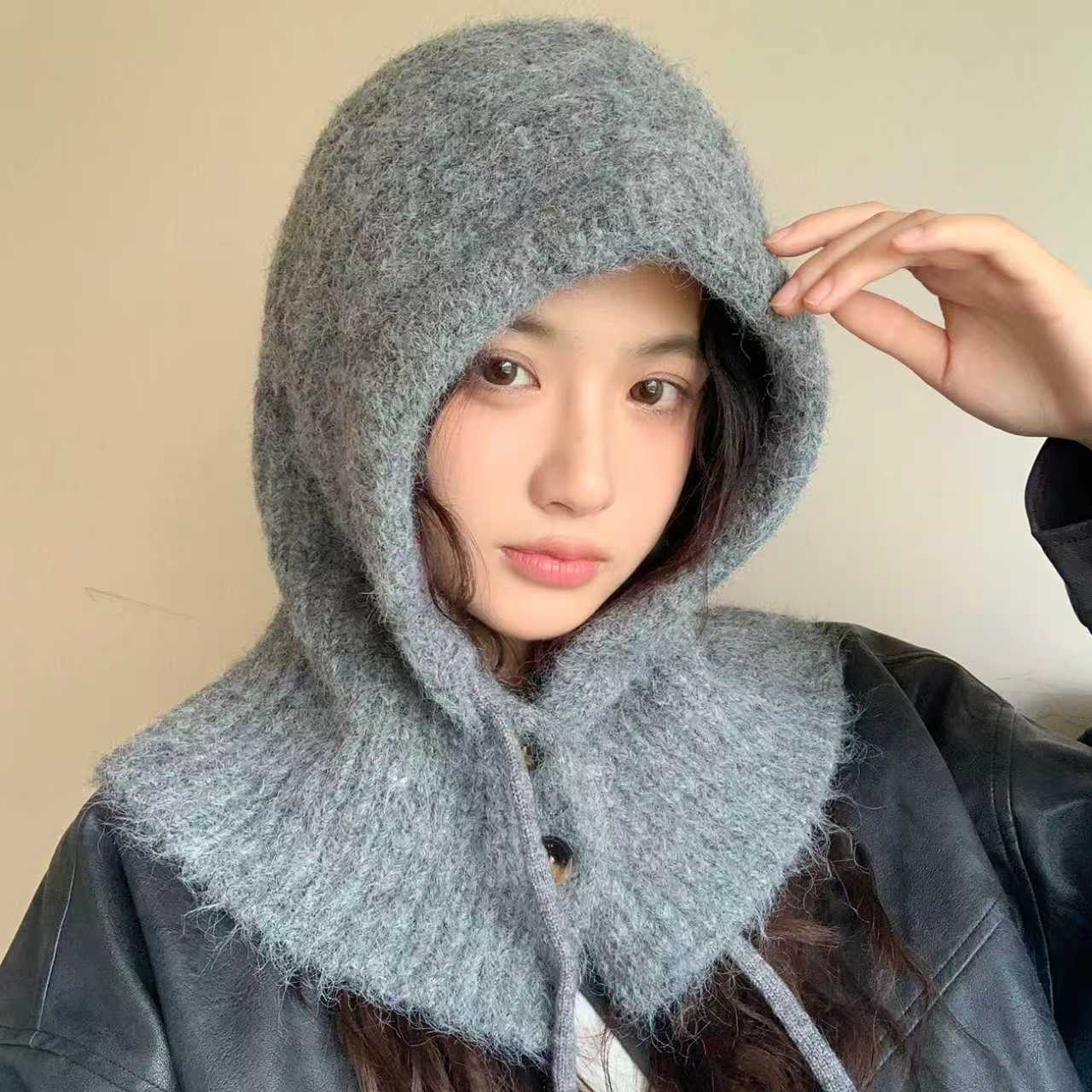 灵允针织帽出游休闲女冬厂家直销