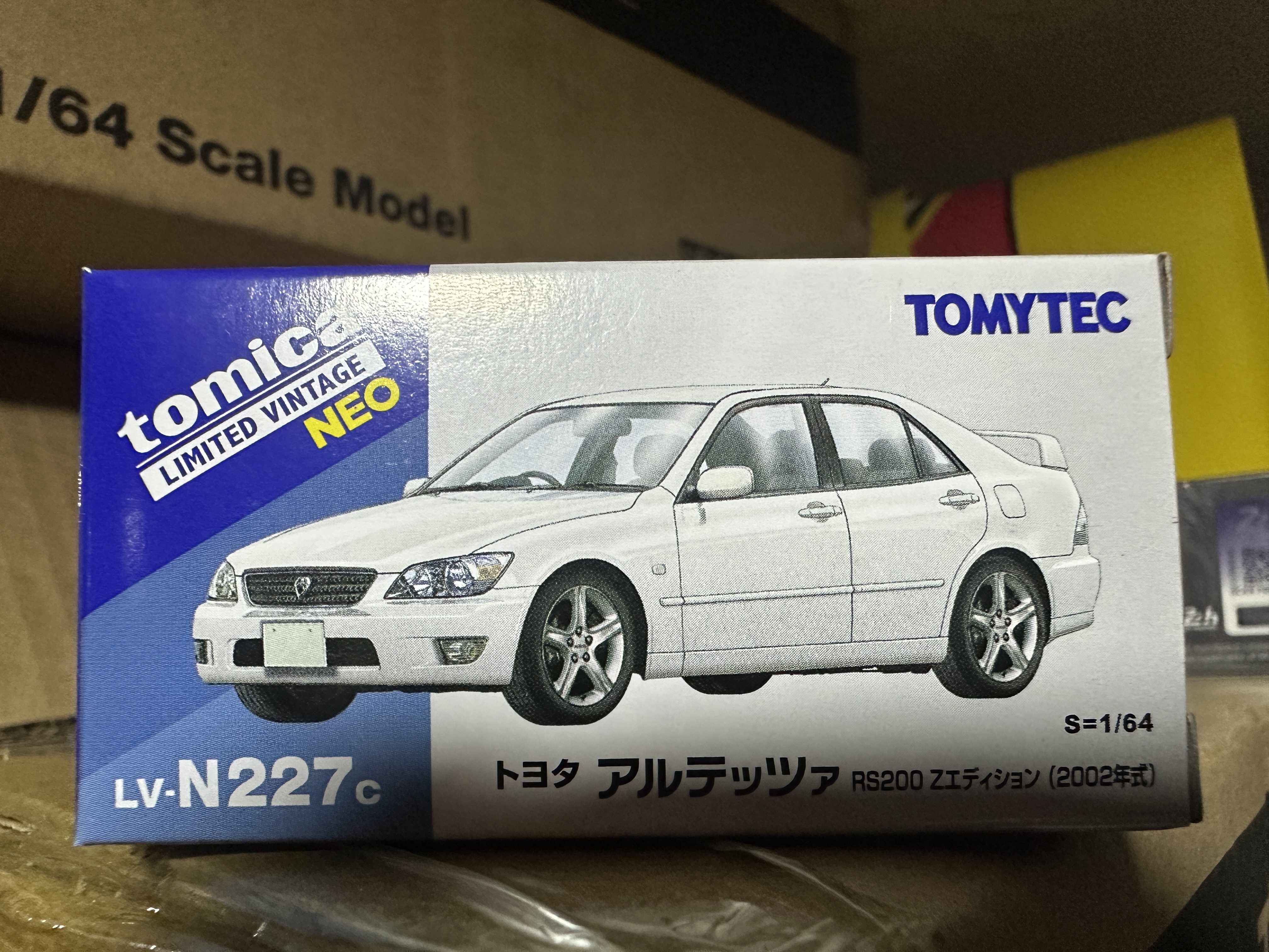 Tomytec TLV LV-N227c N277d丰田咬地鲨RS200 02年式汽车模型