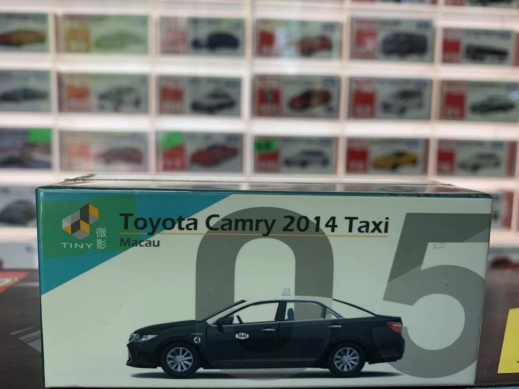 TINY微影合金汽车模型 1/76 05#丰田凯美瑞澳门出租车Camry2014