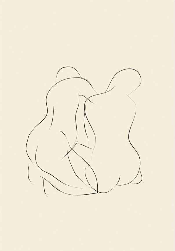 C[现货]MERGE白描人物海报/北欧风海报/画/限量版海报