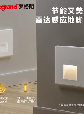 罗格朗雷达感应地脚灯220V