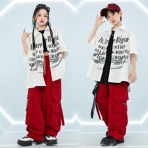 儿童街舞演出服潮服震撼舞套装
