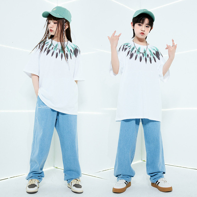 儿童街舞欧美潮服欧美套装