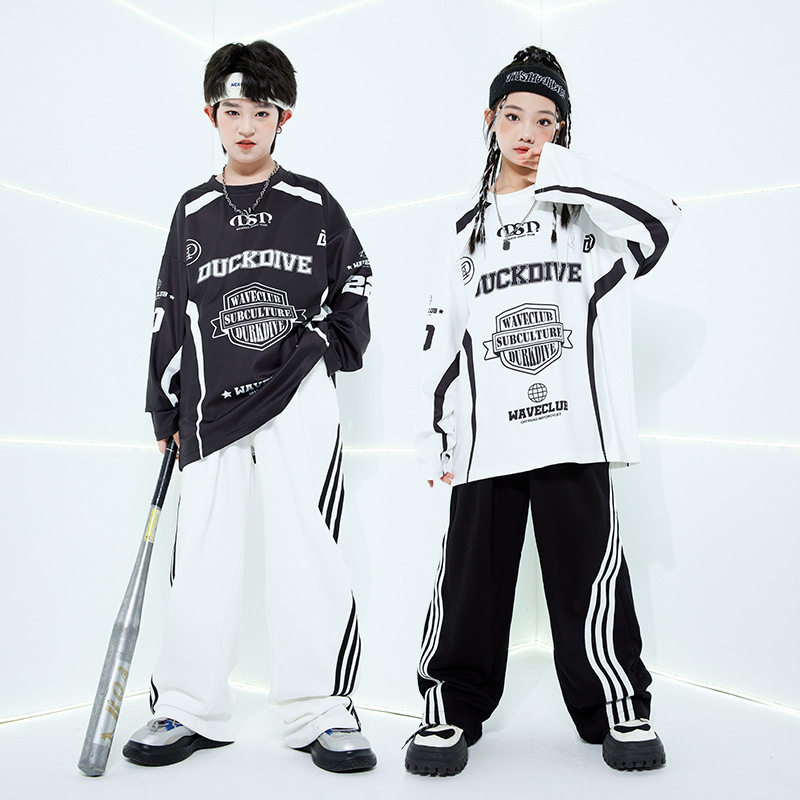 oldschool街舞儿童速干长袖T恤定制印字演出服运动裤子套装hiphop,童装/婴儿装/亲子装,儿童演出服,淘宝优惠券,粉丝福利购,淘宝优惠卷