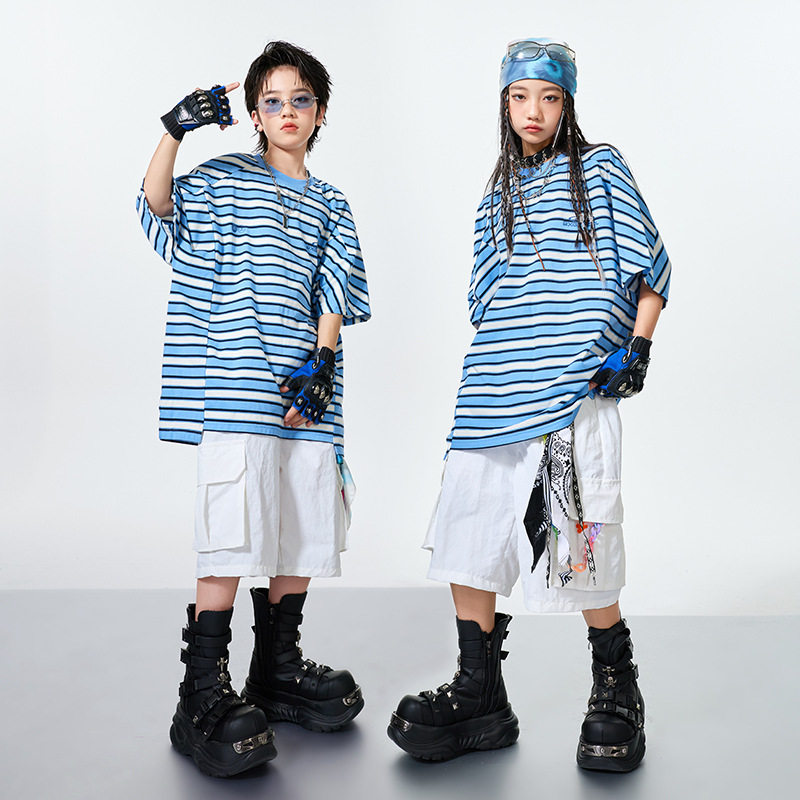 儿童街舞服套装hiphop嘻哈班服