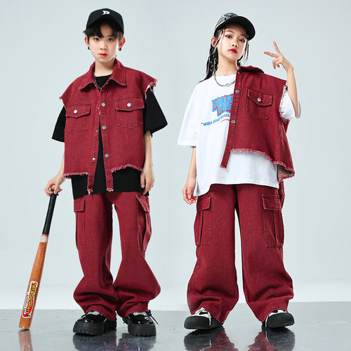 儿童街舞演出服架子鼓工装套装