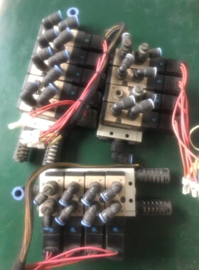 韩国SV210气动电磁阀拆机处理，成色如图，共二组打包出，单