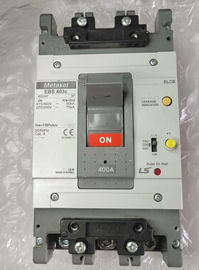 LS产电 漏电断路器EBS403C 400A  ，成色如图，