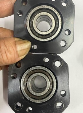 丝杆轴承座，配2个NSK角接触球轴承型号7202A-DFHP
