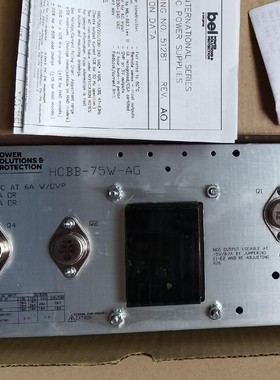 bel/线性电源模块HCBB-75W-AG，保全新原装正品。