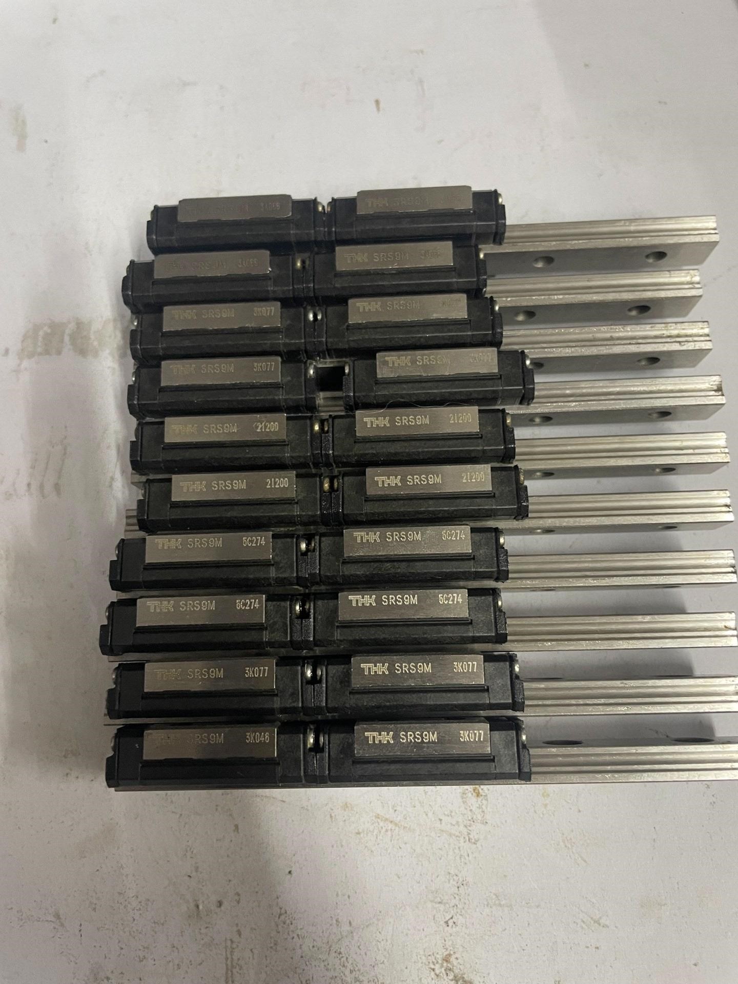 THK滑块，型号SRS9M，轨道宽9mm长100mm左右每条