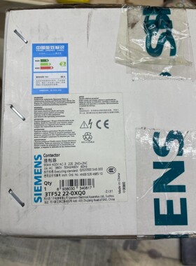 西门子接触器 3TF5222-0XQ0   全新正品