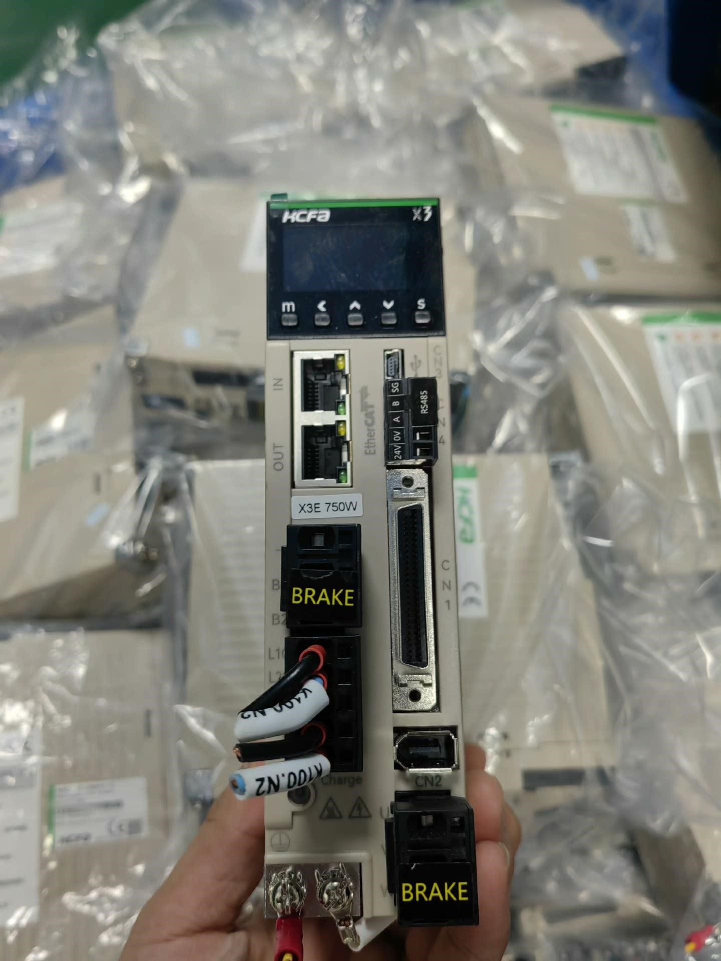 禾川750W总线伺服电机SV-X3EB075A-A2 SV-