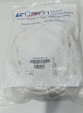 L-com连接线，型号CSMN37MF-10,