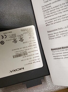 摩莎 MOXA MGate 5111 网关 全新