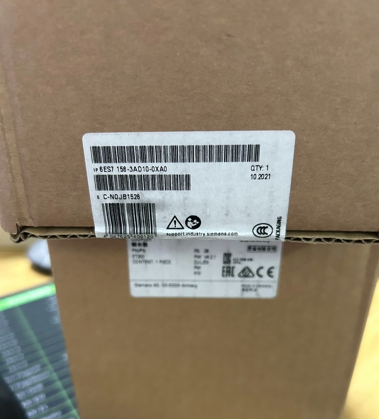 6ES7 158-3AD10-0XA0全新未拆封实物拍摄现货