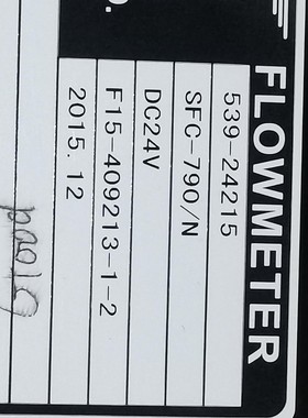 TIF FLOWMETER流量计 SFC-790/N F15