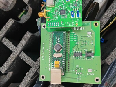 HITTITE 射频RF频率合成器评估模块，USB INTE