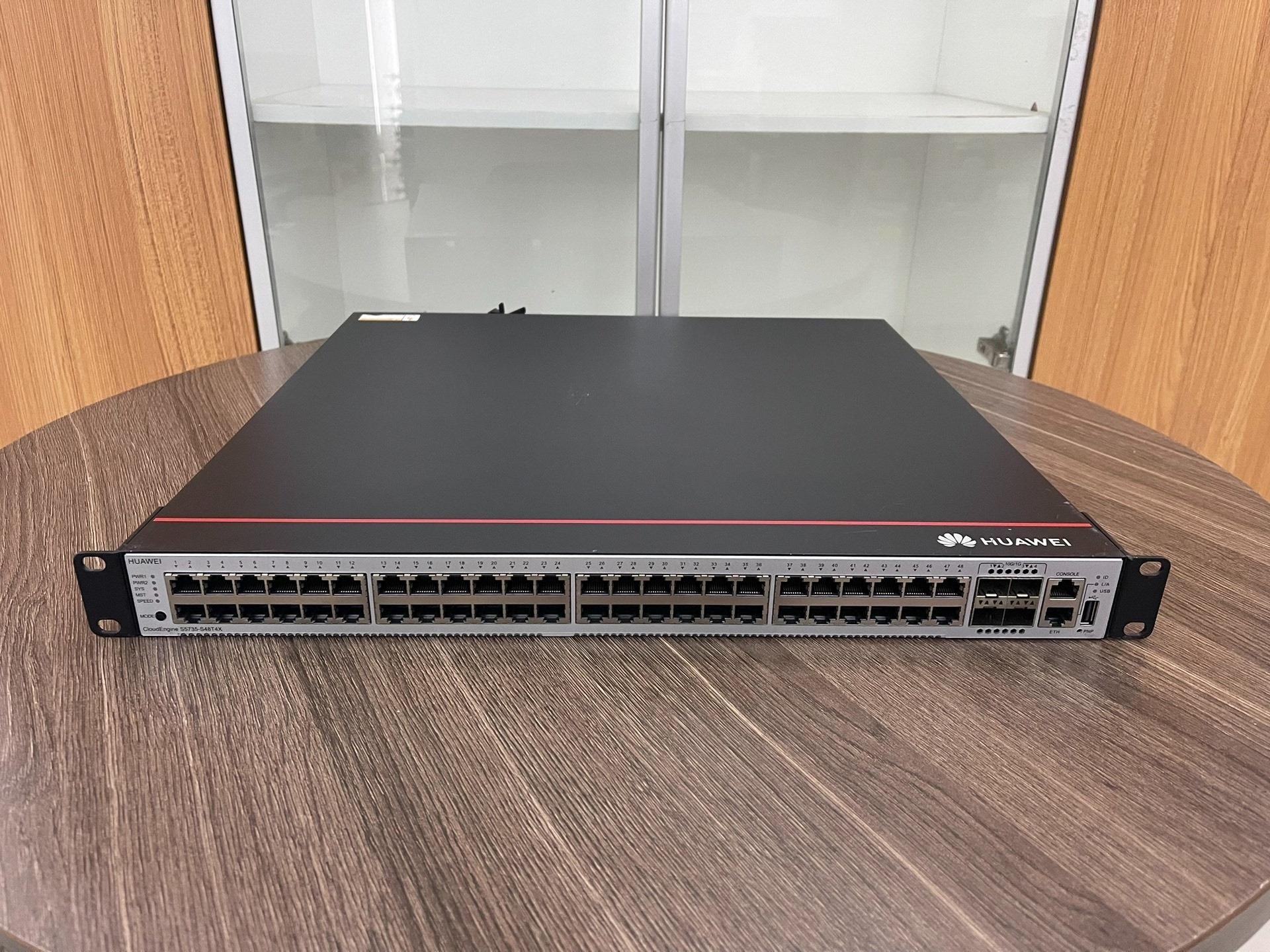 华为S5735-S48T4X 48口千兆4口万兆光 企业级交