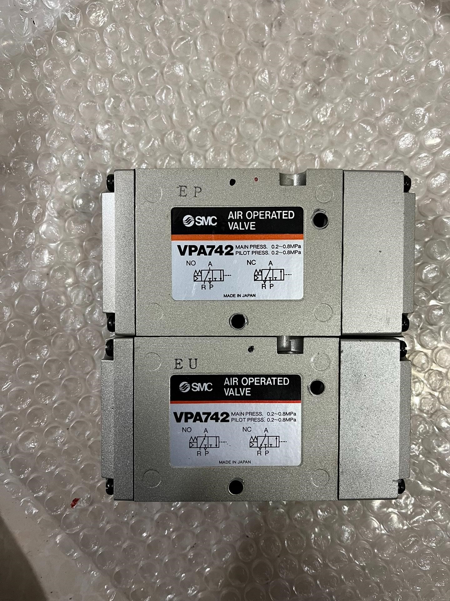 SMC 气控阀 VPA742 拆机件 2个。三分接口