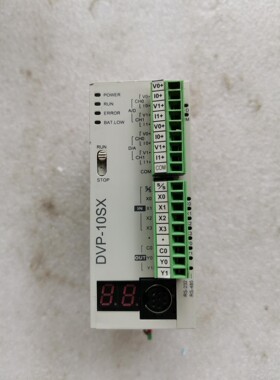 拆机台达DVP10SX11R。成色还行。通电测试正常，功能完