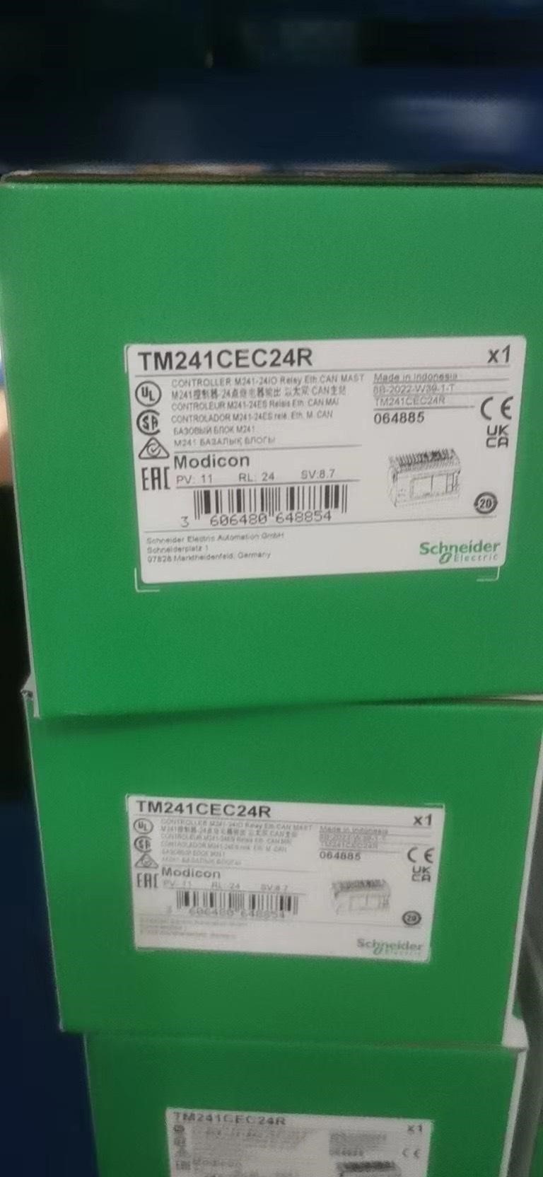 施耐德可编程控制器TM241CEC24R全新原装正品现货需要