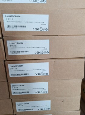 摩莎 moxa C32030T C32047T 多串口盒 全