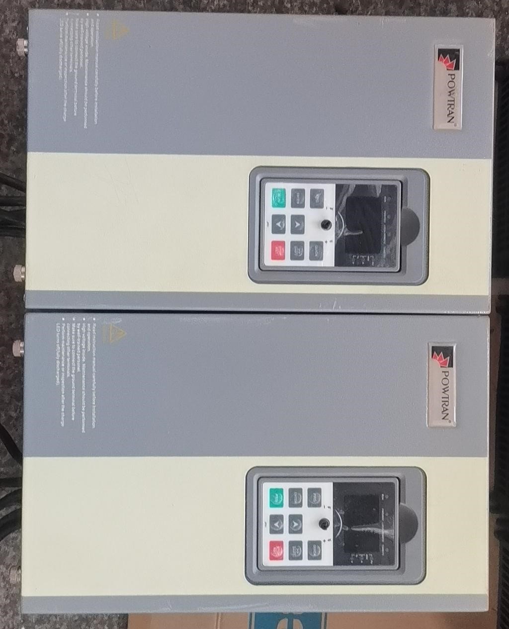 普传变频器PI500 022G3BM，22KW，两台，实物图