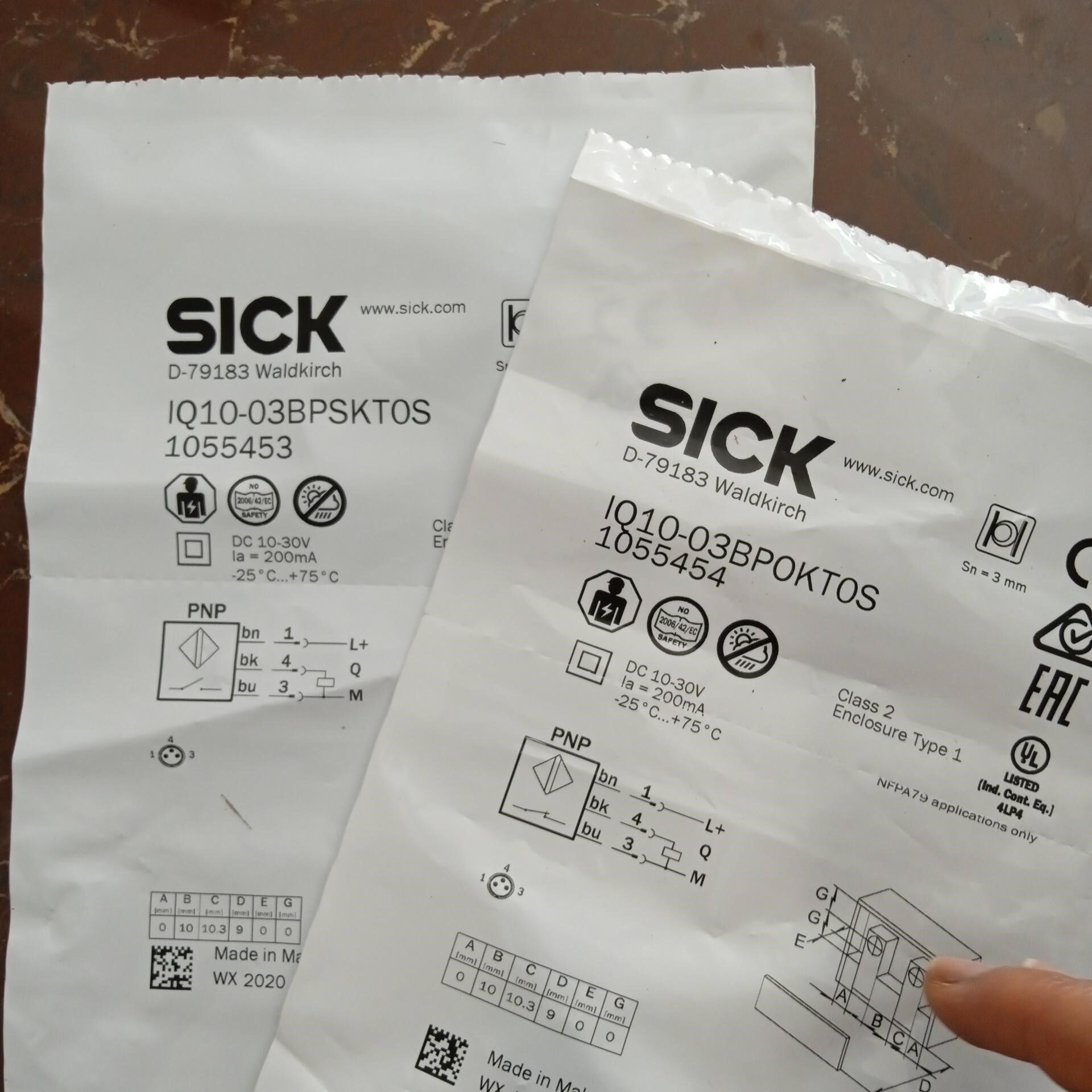 全新原装正品西克传感器IQ10-03BP0KT0S工程剩余两