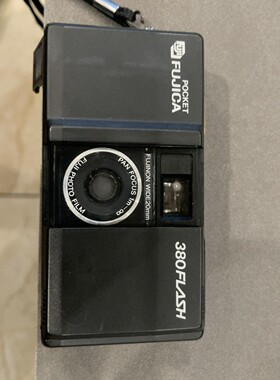 胶卷相机富士fujica 380flash，快门，闪光灯正常