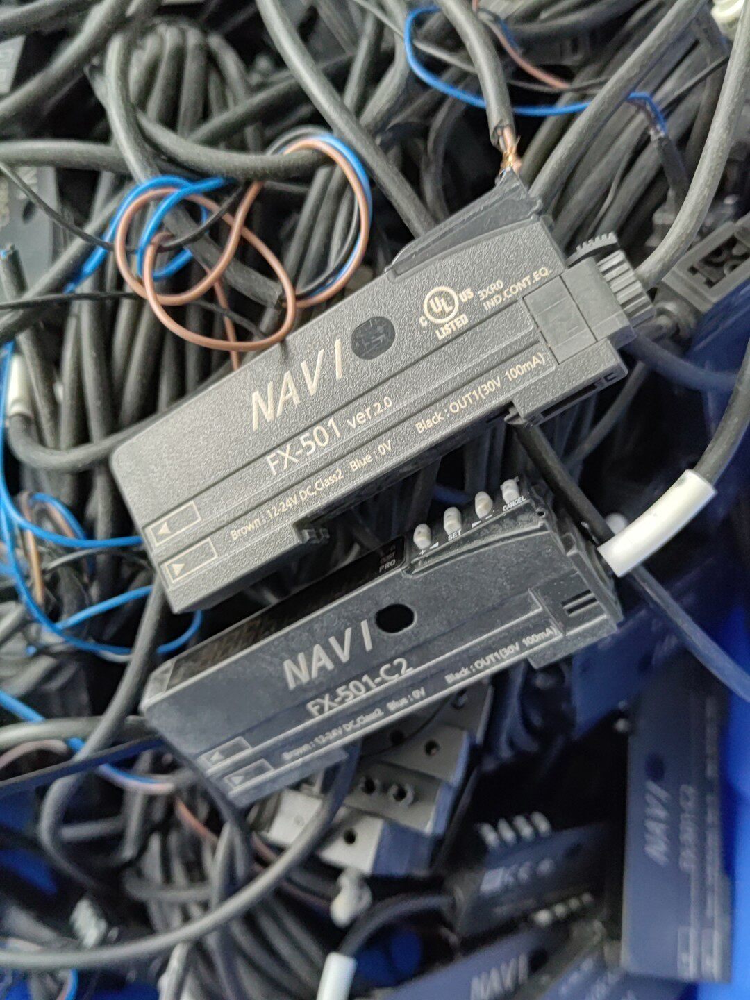 松下光纤放大器，FX-501-C2，图片实拍，成色漂亮，议价