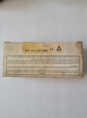 6ES7 214-1CC01-0XB0  西门子 6ES72