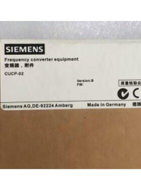 A5E00158598 变频器控制板 西门子 SIEMENS