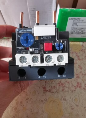 LRD3322C正品全新施耐德热继电器17-25A，库存件现