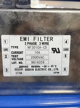 高级滤波器/特价 EMI FILTER 电源滤波器NF301