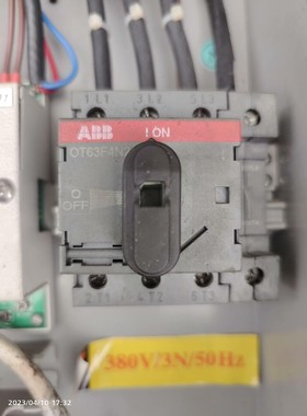 ABB隔离开关OT63F4N2，功能正常。