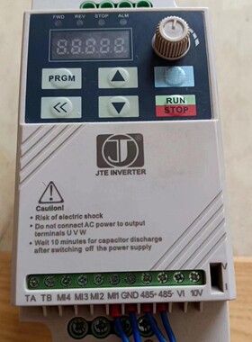 金田源信1.5KW变频器型号JTE100 EB0015G1