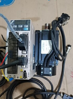 伺服HC075C，电机80ST-H02430，一套带线，成色