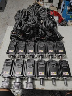 汇川伺服电机，MS1H1－40B30CB，现货十二台，口罩机