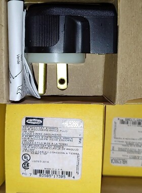 HBL5266CA HUBBELL美国荷宝电源插头