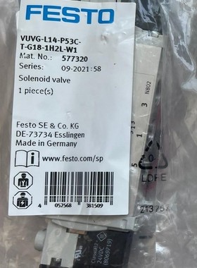FESTO费斯托577320电磁阀VUVG-L14-P53C