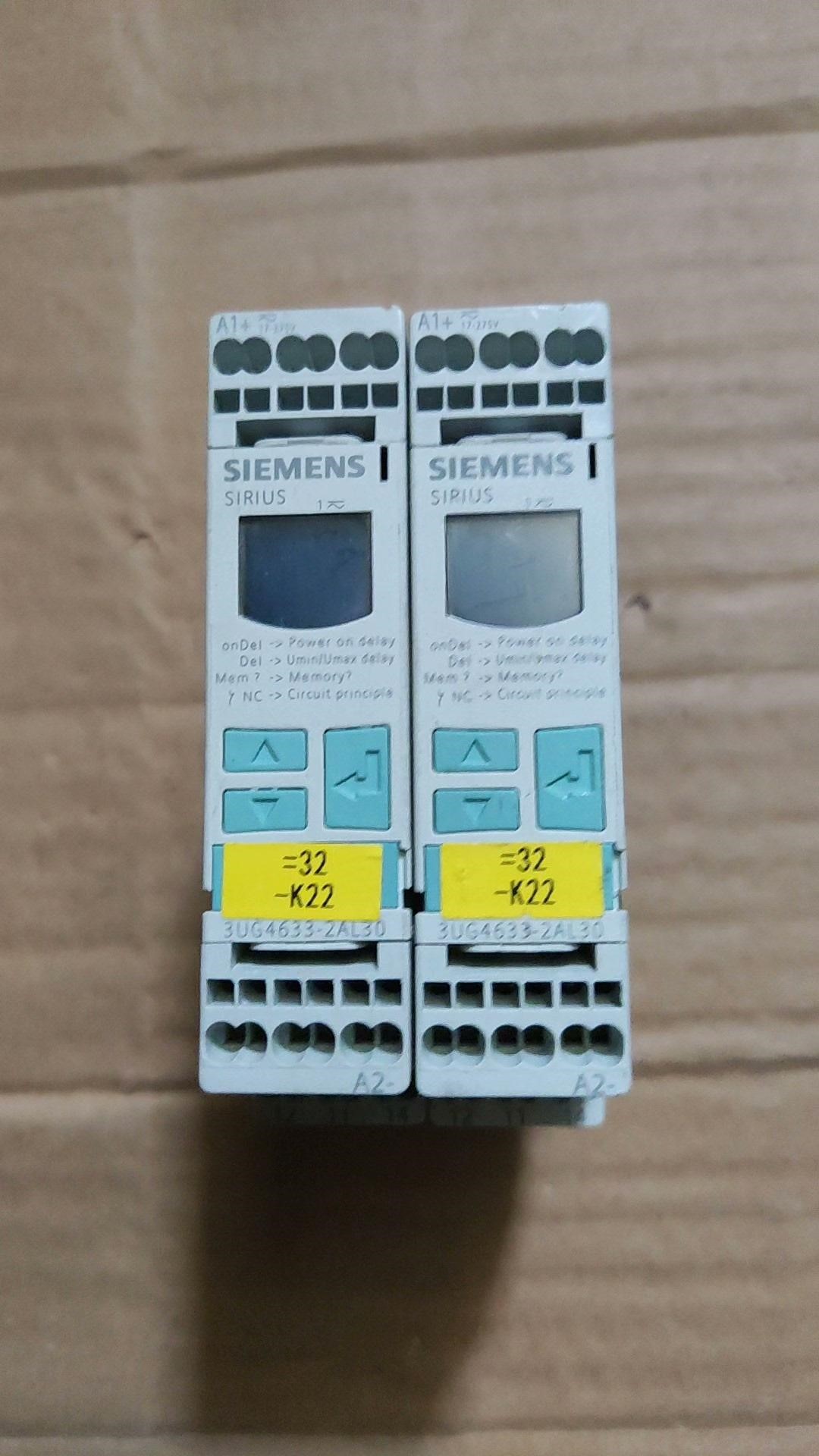 西门子监控继电器3UG4633-2AL30实物图现货议价