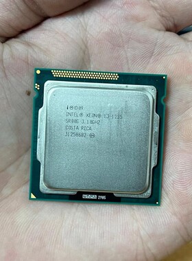 Intel e3-1225 至强1155针 正式版CPU 4