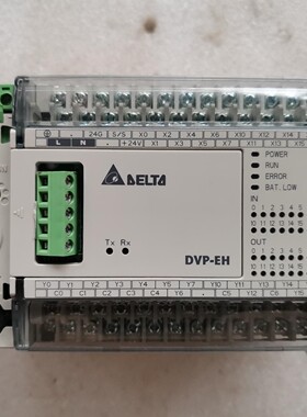 拆机台达DVP32EH00T3。带模块DVP-F2AD。成色