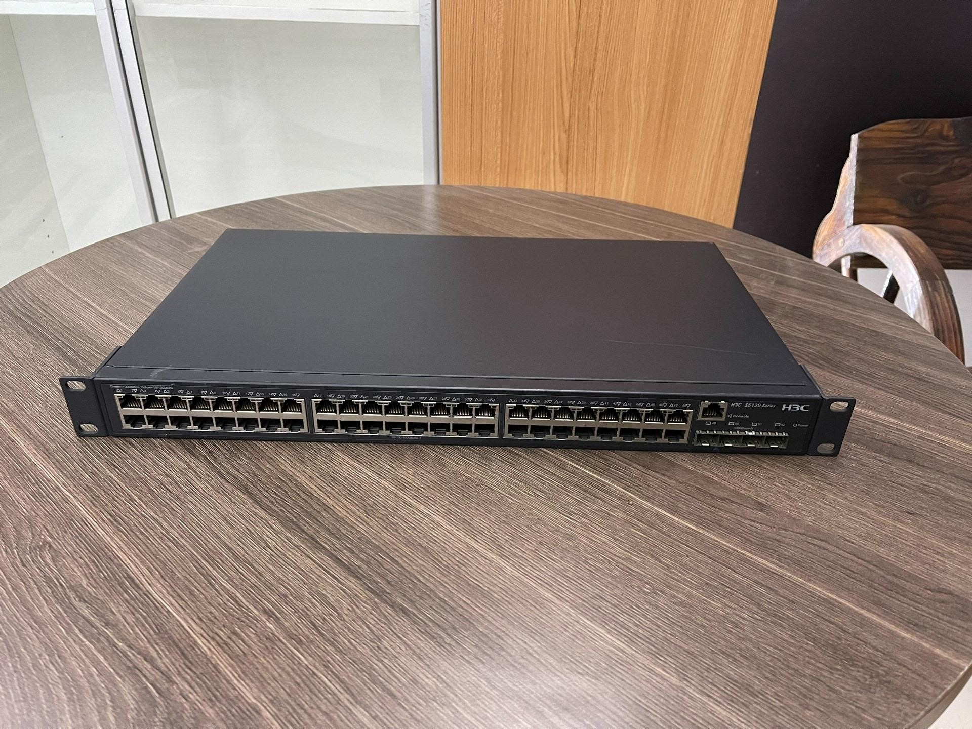 华三 h3c ls-s5120-52p-si 48口千兆+4