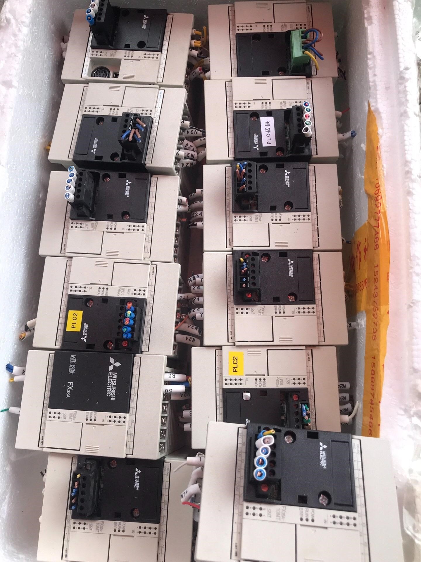 三菱FX3SA-10MT-CM，拆机原装，带通讯模块，99新