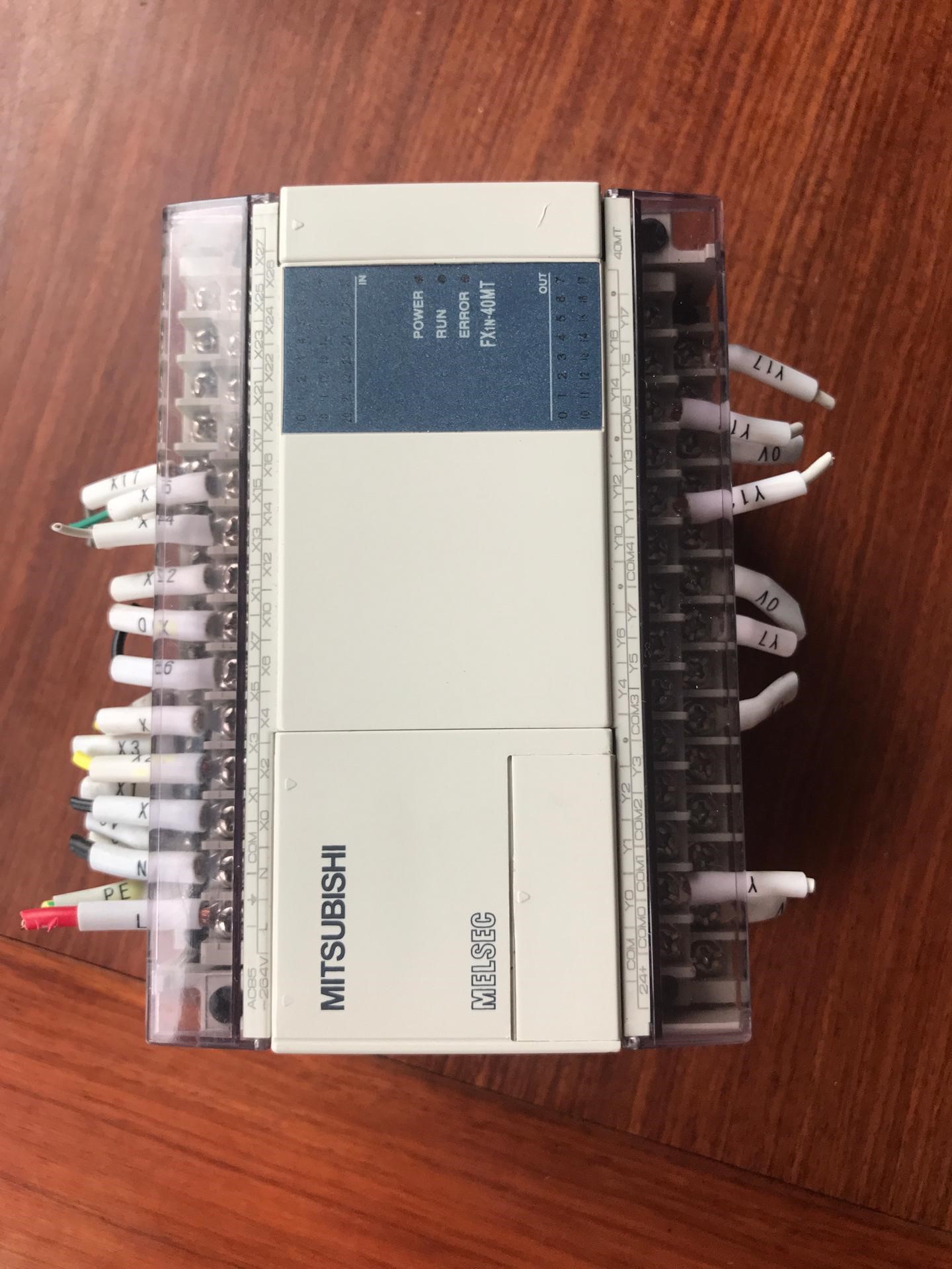 三菱PLC FX1N-40MT-001，拆机原装正品 九成新